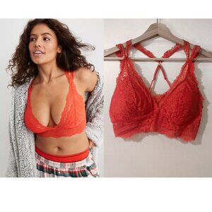 NEW! Aerie | Fa La Lace Padded Bralette In Starburst
